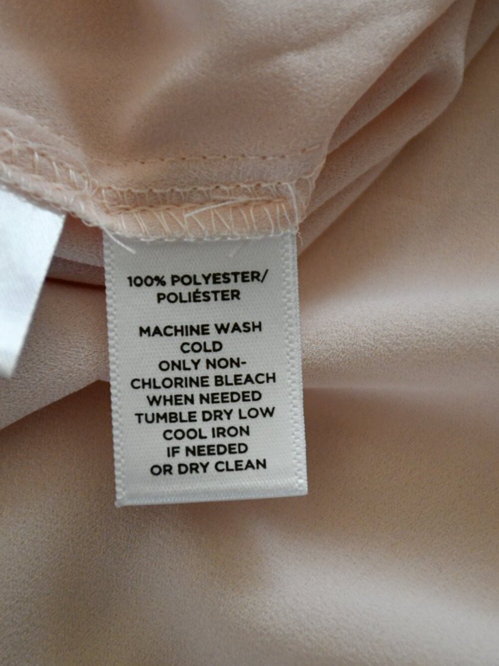 Loft Pale Pink Ruffle top - Picture 6 of 6